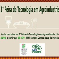  1° Feira de Tecnologia em Agroindústria