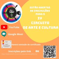 Começa amanhã o IV Circuito de Arte e Cultura do IFMT Campus Campo Novo do Parecis; Participe conosco!
