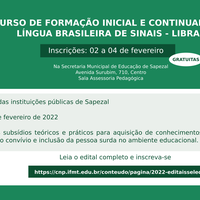 IFMT campus Campo Novo do Parecis abre inscrições para curso FIC de Libras em Sapezal
