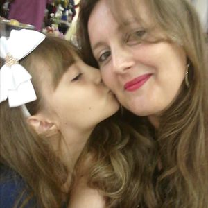Márcia Cristina Becker e sua filha - "Los hijos son una herencia del Señor" (Salmo 127:3a)