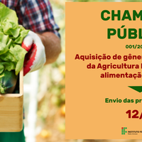 IFMT Campus Campo Novo do Parecis divulga chamada pública para a aquisição de gêneros alimentícios