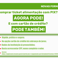 IFMT Campus Campo Novo do Parecis começa a aceitar pagamento em pix e cartão de crédito para compra de tickets de alimentação