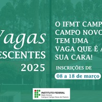 Edital Nº 1/2025 - Processo Seletivo Simplificado de Vagas Remanescentes 2025/1 - Cursos de Graduação