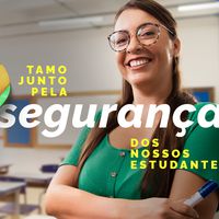 "Tamo junto pela segurança nas escolas"